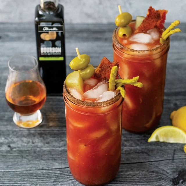 Olivelle's Bourbon Bacon Bloody Mary