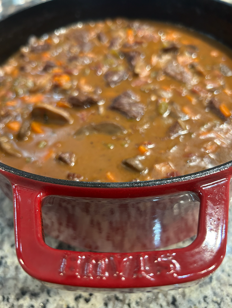 Staub's Beef Bourguignon