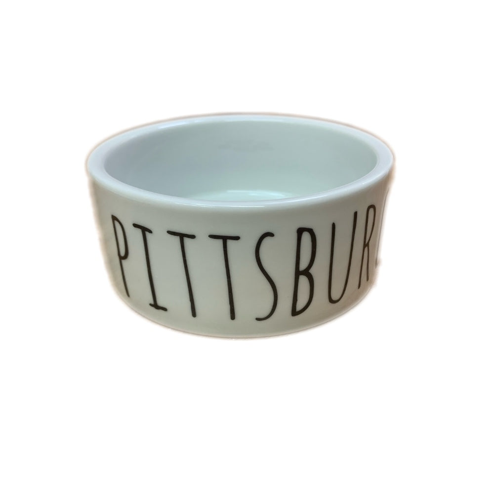 "Pittsburgh" Dog Bowl