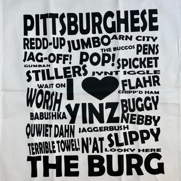 Pittsburghese Dish Towel