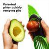 3 IN 1 AVOCADO SLICER - Patented pitter quickly removes pits
