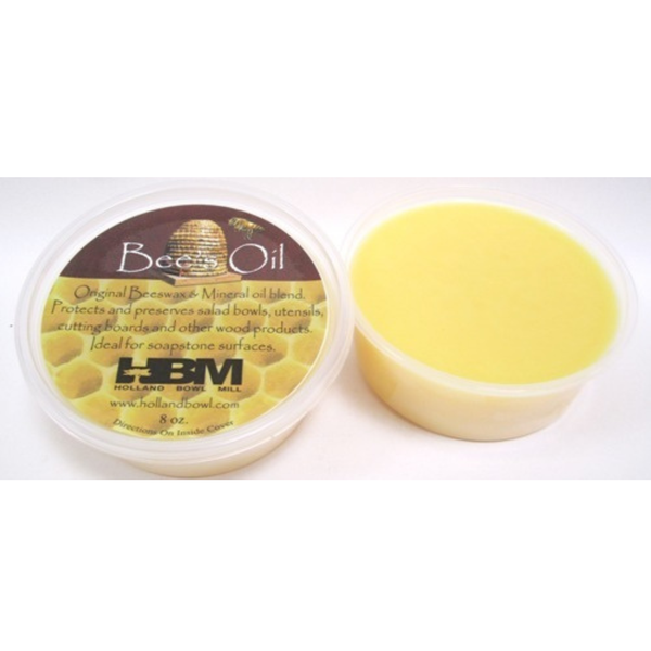 BEES WAX AND MINERAL OIL 8 OZ. BLEND HOLL