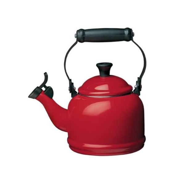 LE CREUSET 1.25 QUART DEMI TEA KETTLE  - CERISE