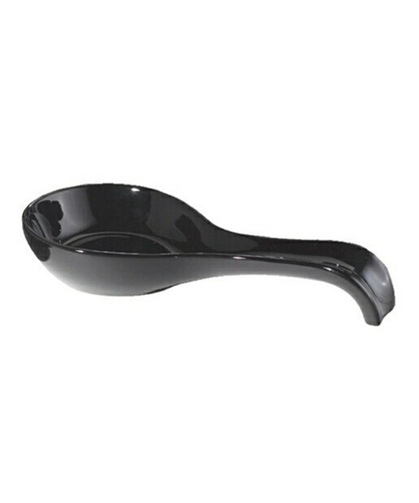 CERAMIC SPOON REST - BLACK