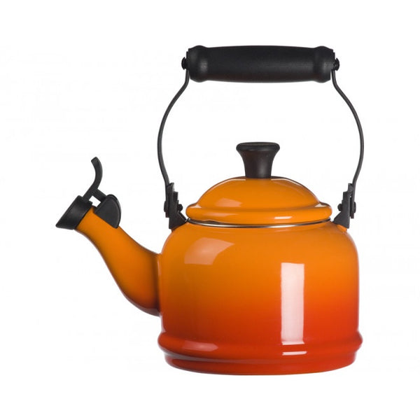 LE CREUSET 1.25 QUART DEMI TEA KETTLE - FLAME