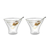 Double Wall Martini Glass Set