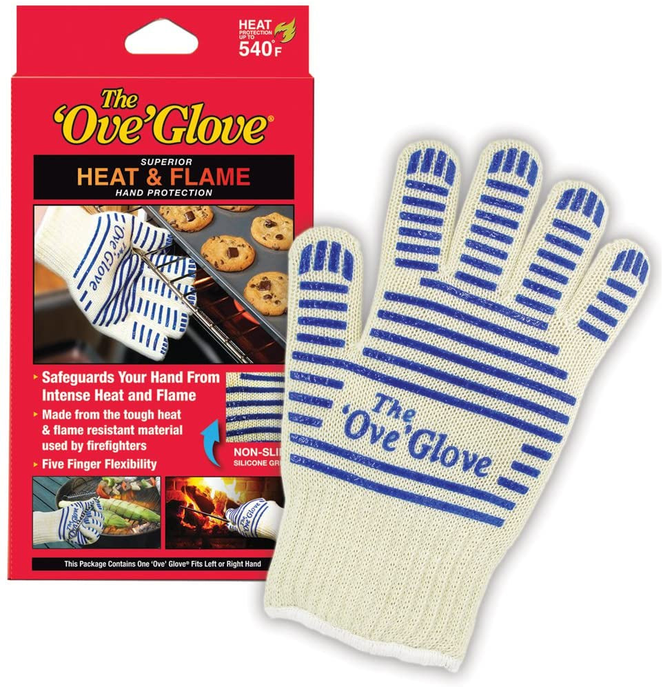 The Ove Glove Right / Left Hand Oven Mitt Protective Kitchen Grill Wear -  SET 2