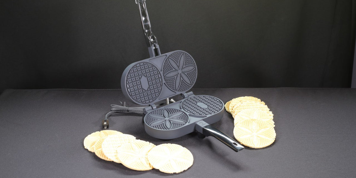 Palmer Electric Pizzelle Iron Model 1000T (non-stick) – Rosa Food